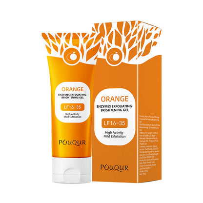 Natural Orange Facial Exfoliating Scrub Gel