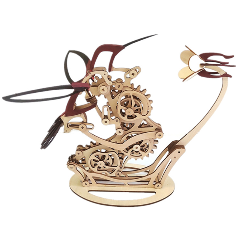 Unique Wooden Wind Chime Bird Figurine