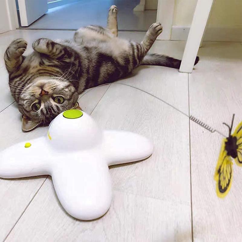 Funny Interactive Cat Feather Toy