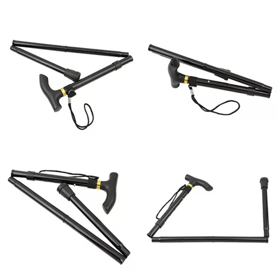 Compact Folding Walking Cane with Ergonomic Grip