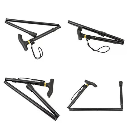 Compact Folding Walking Cane with Ergonomic Grip
