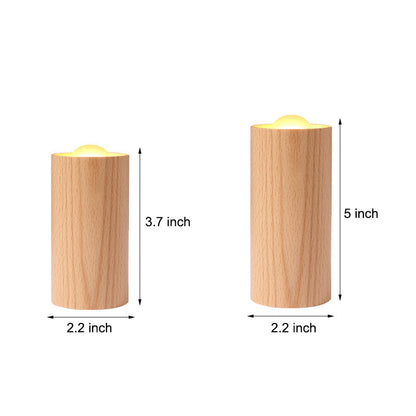 Warm Soft Wooden LED Desk Lamp