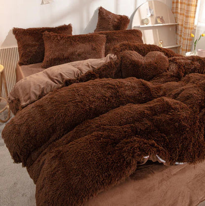 Soft Plush Winter Duvet Cover Set