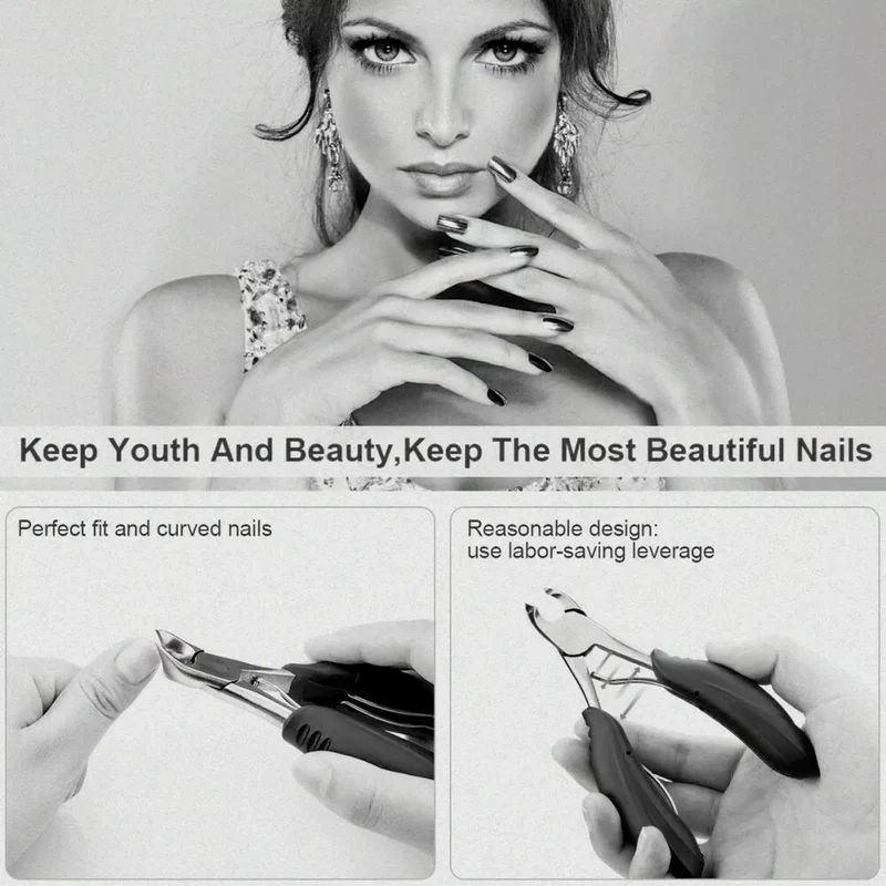 Easy Grip Toenail Clipper for Thick Nails