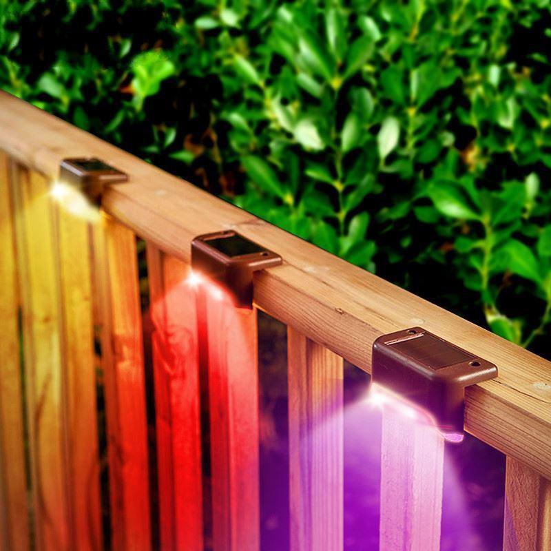 Solar Powered Outdoor Step Lights (4 Pack)