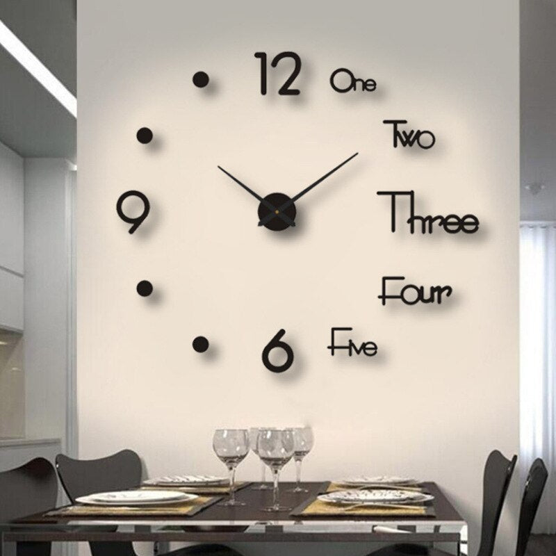 Unique Large Decorative Wall Clock