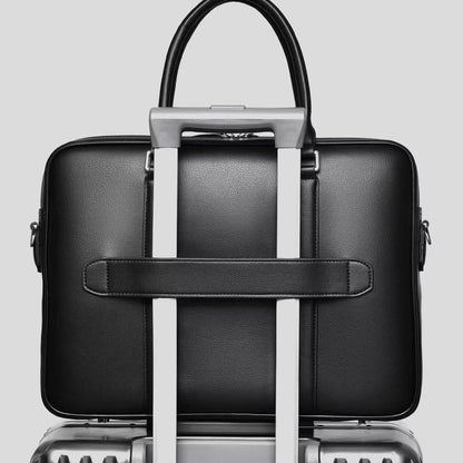 Professional Leather Laptop Crossbody Bag