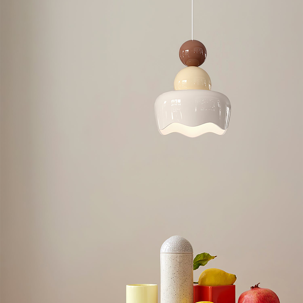 Bright White Hanging Bedside Lamp