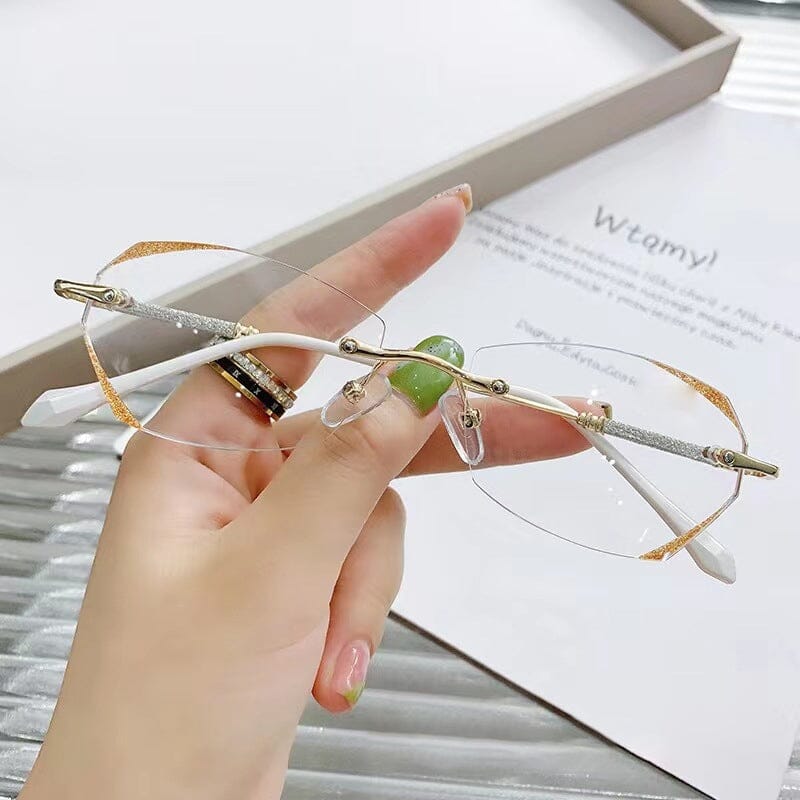Stylish Rimless Blue Light Blocking Readers - Cofik