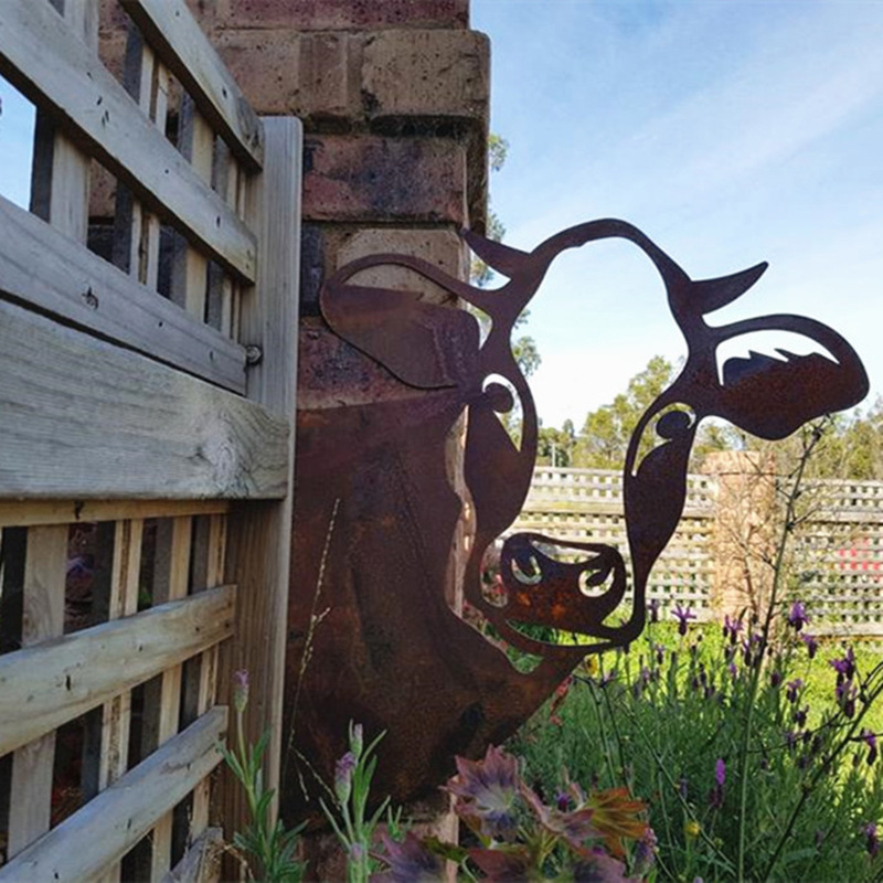 Rustic Metal Yard Garden Decor