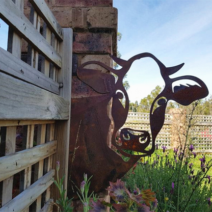 Rustic Metal Yard Garden Decor