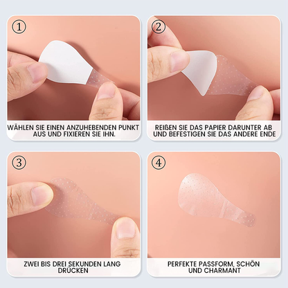 Clear Anti Aging Face Lift Stickers, 120 Pack