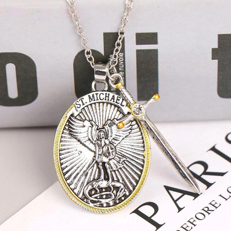 Protective Archangel Michael Necklace