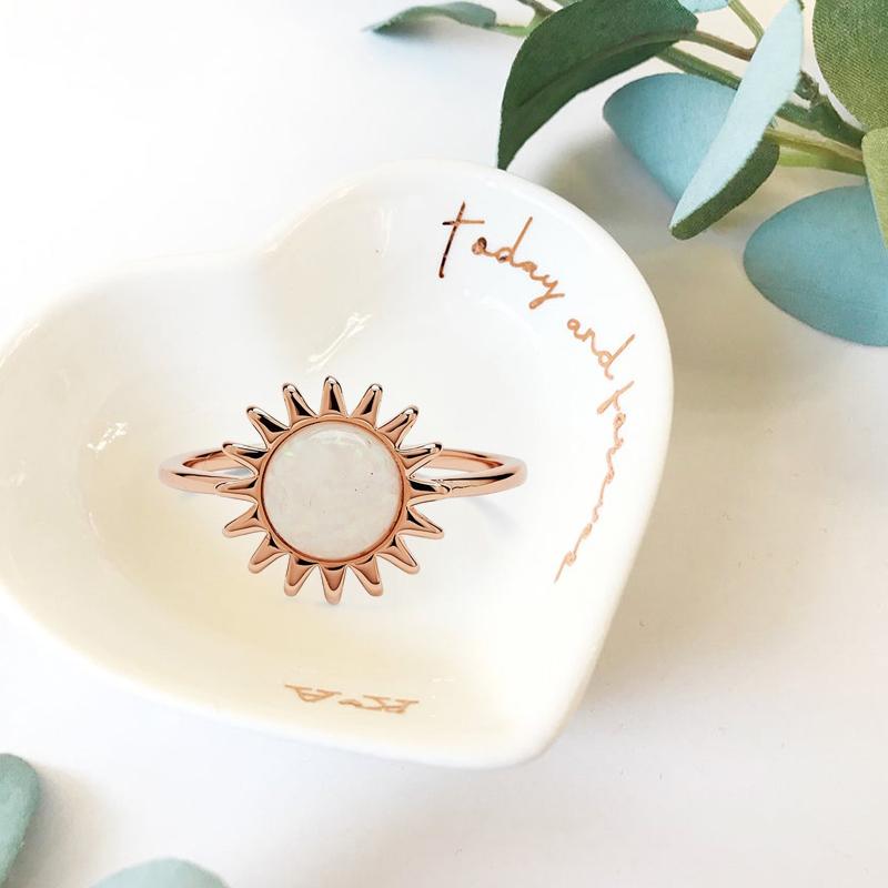 Shining Gold Sun Ring