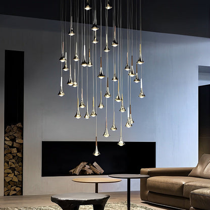 Mini Glass Pendant Light Modern Staircase Lamp - Cofik