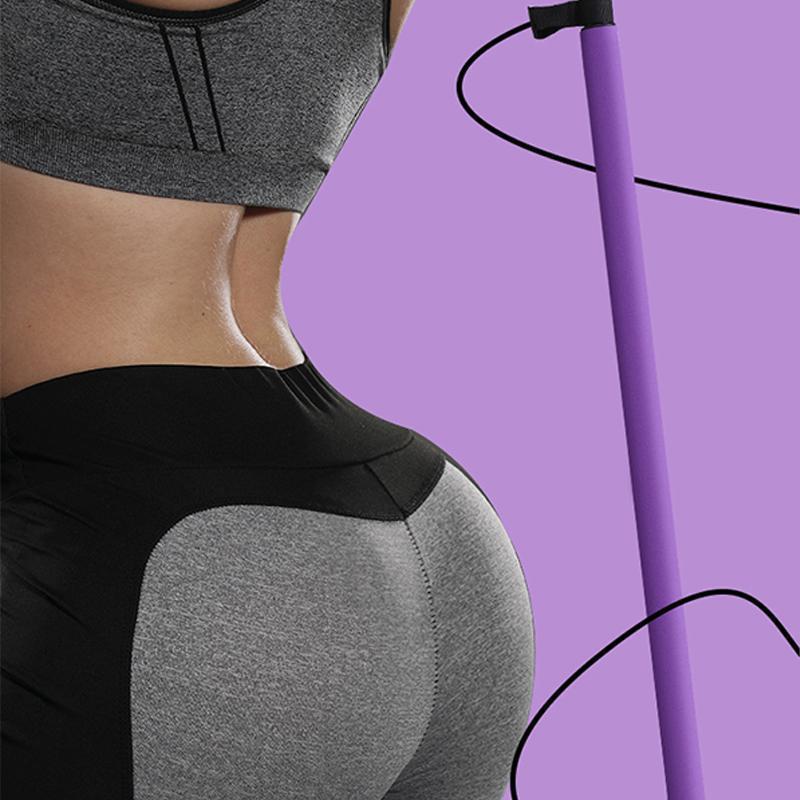 Compact Home Pilates Exercise Bar Set