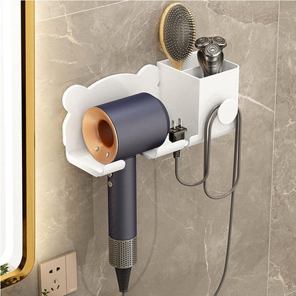 Wall Mount Hair Dryer Storage
