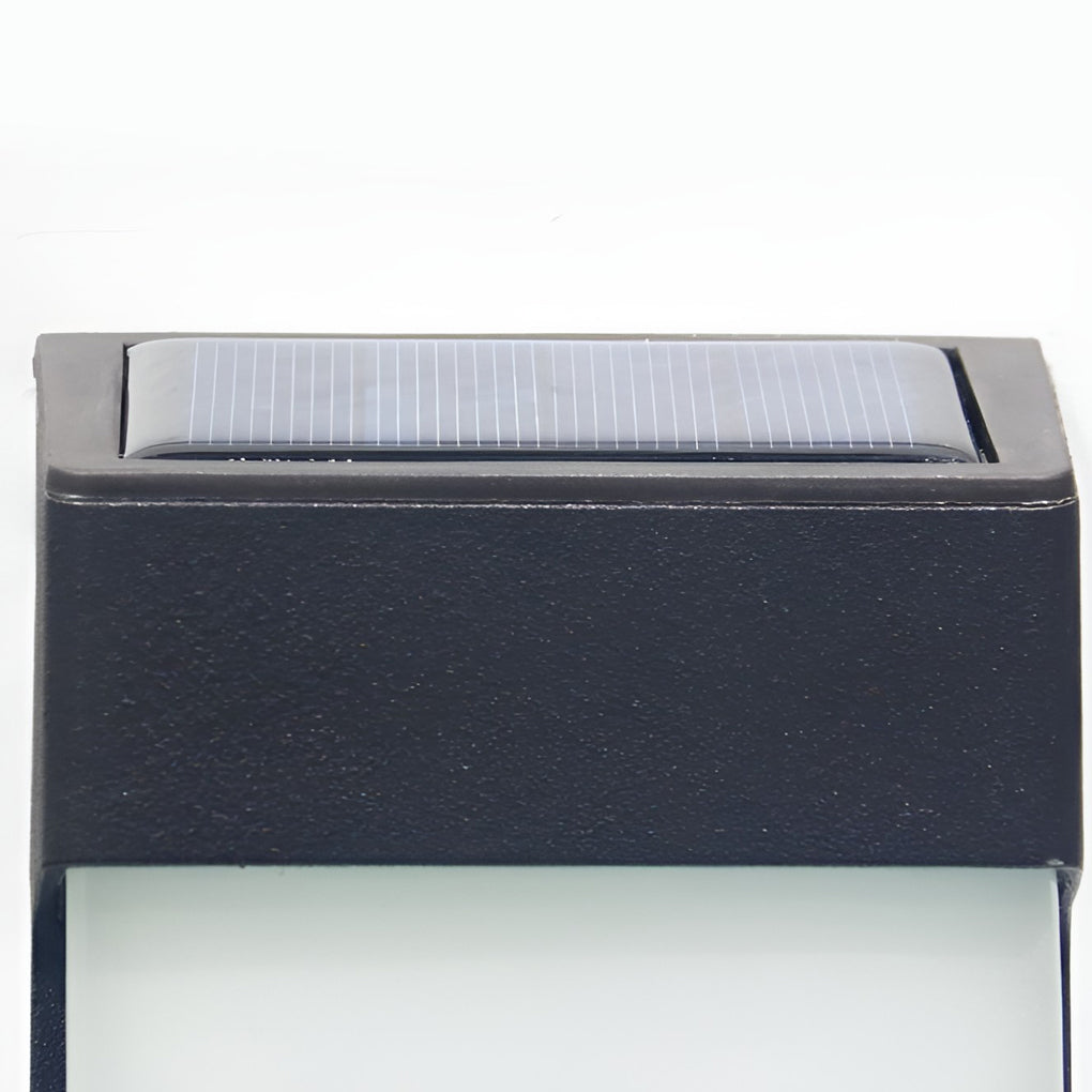 2 Pack Outdoor Solar Powered LED Wall Lights