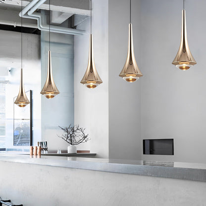 Sleek Modern Adjustable LED Ceiling Chandelier