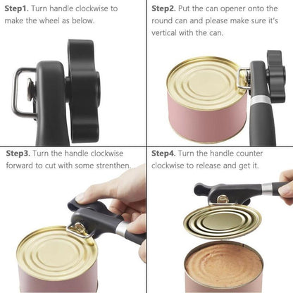 Easy Use Sharp Can Opener Stainless Steel