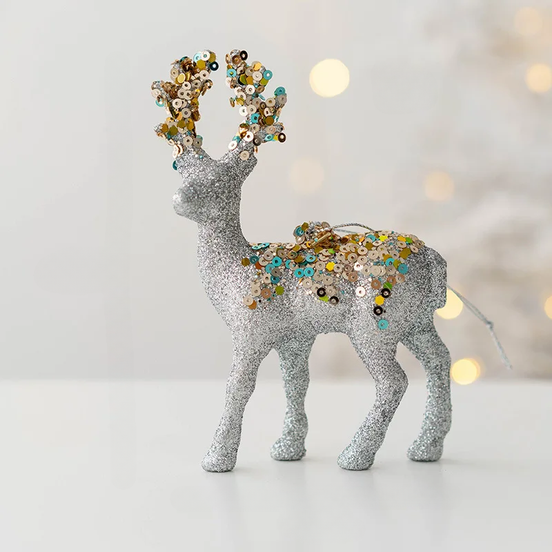 Glamorous Reindeer Christmas Ornament
