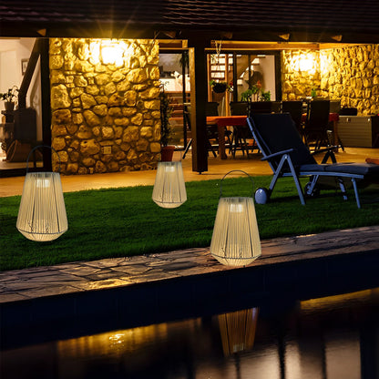 Outdoor Solar Powered Waterproof Garden Lanterns