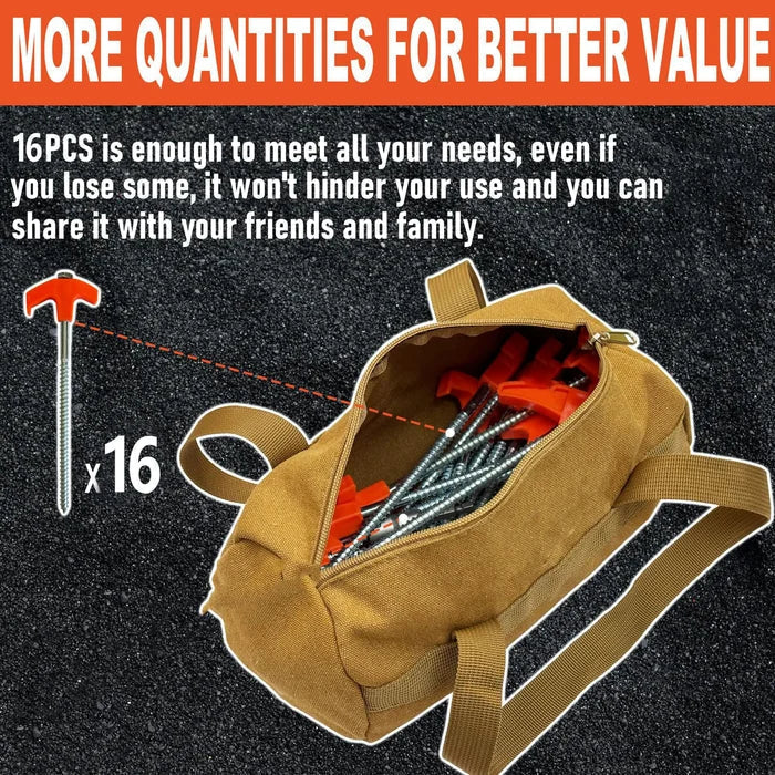 Heavy Duty 8 Camping Ground Stakes