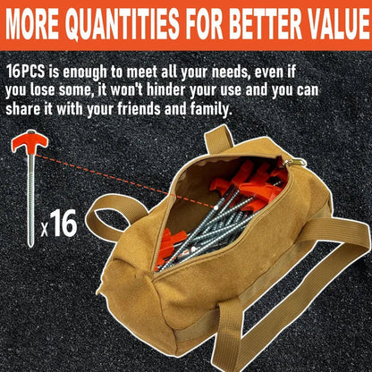Heavy Duty 8 Camping Ground Stakes