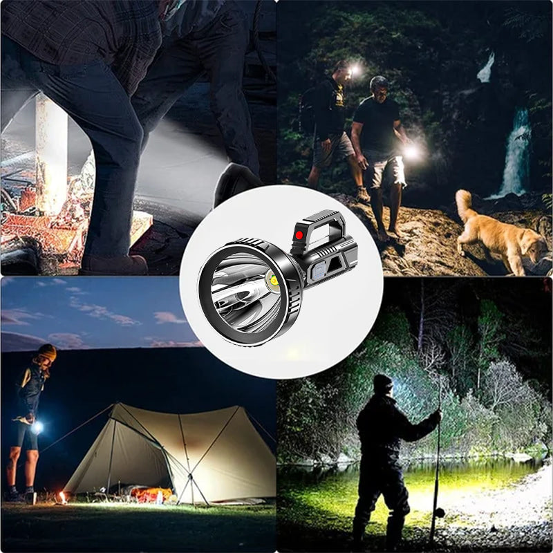 Portable Rechargeable LED Flashlight Torch