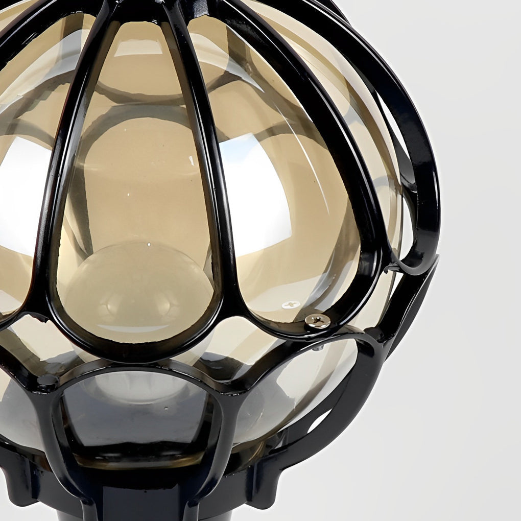 Classic Exterior Wall Lantern with Clear Glass Shade