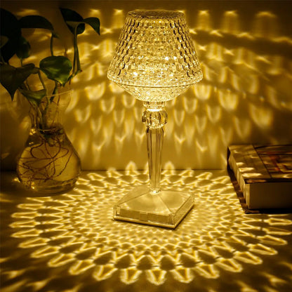 Sparkling Glass Desk Lamp