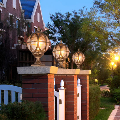Classic Round Outdoor Post Light Fittings