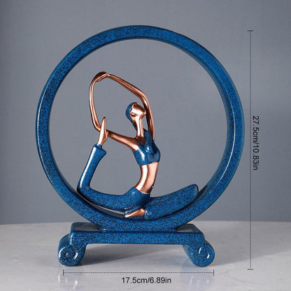 Zen Yoga Woman Figurine