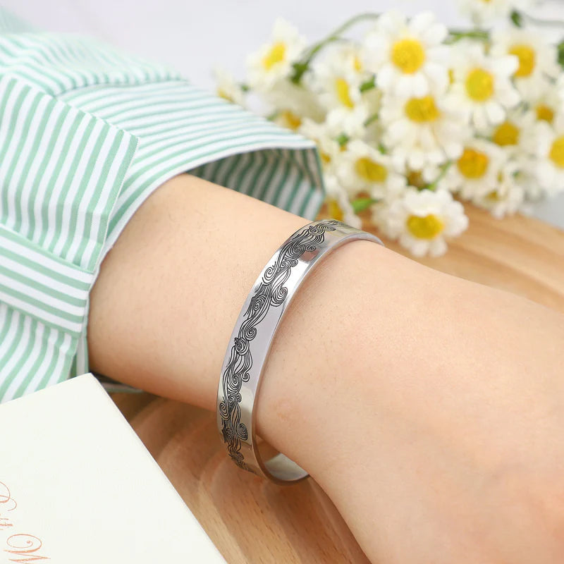 Dad's Love Heartfelt Proud Daughter Bracelet
