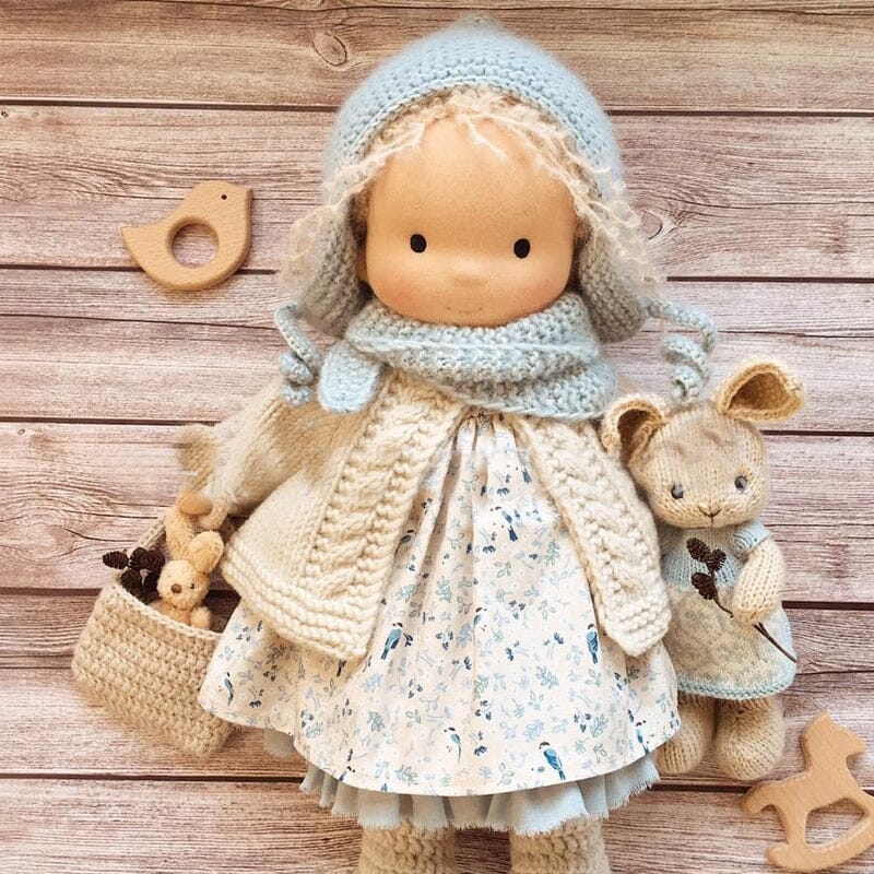 Unique Artisan Wooden Doll Cofik