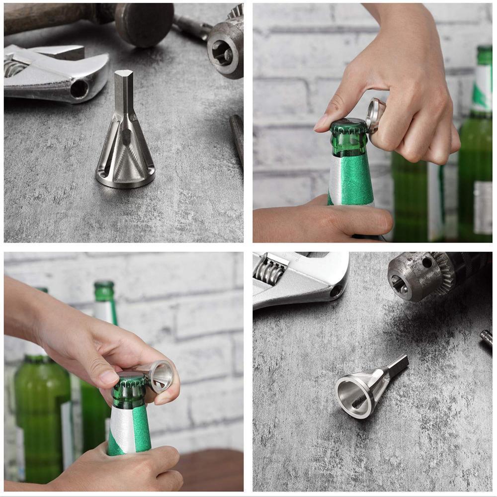 Easy Drill Bit Deburring Tool with Chamfer Cutter
