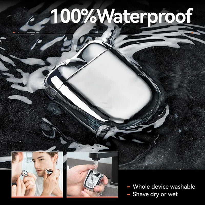 Compact Dual Head Electric Shaver