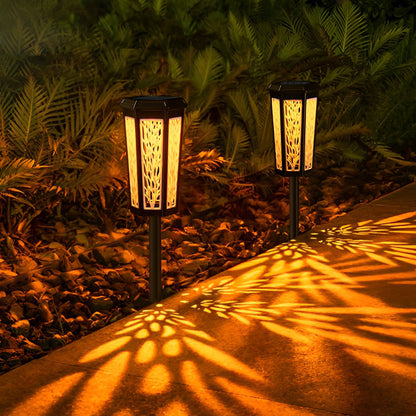 Outdoor Solar Powered Color Changing LED Garden Lamp