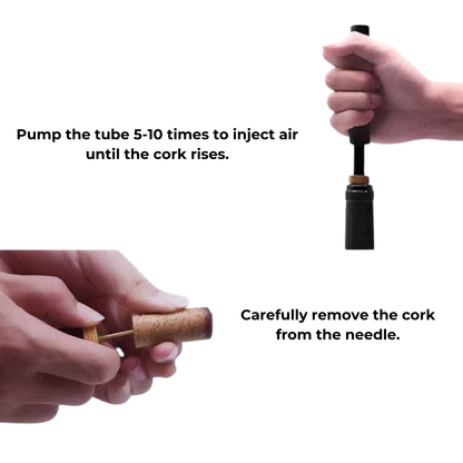 Easy Wine Bottle Opener - Stainless Steel & Compact Design