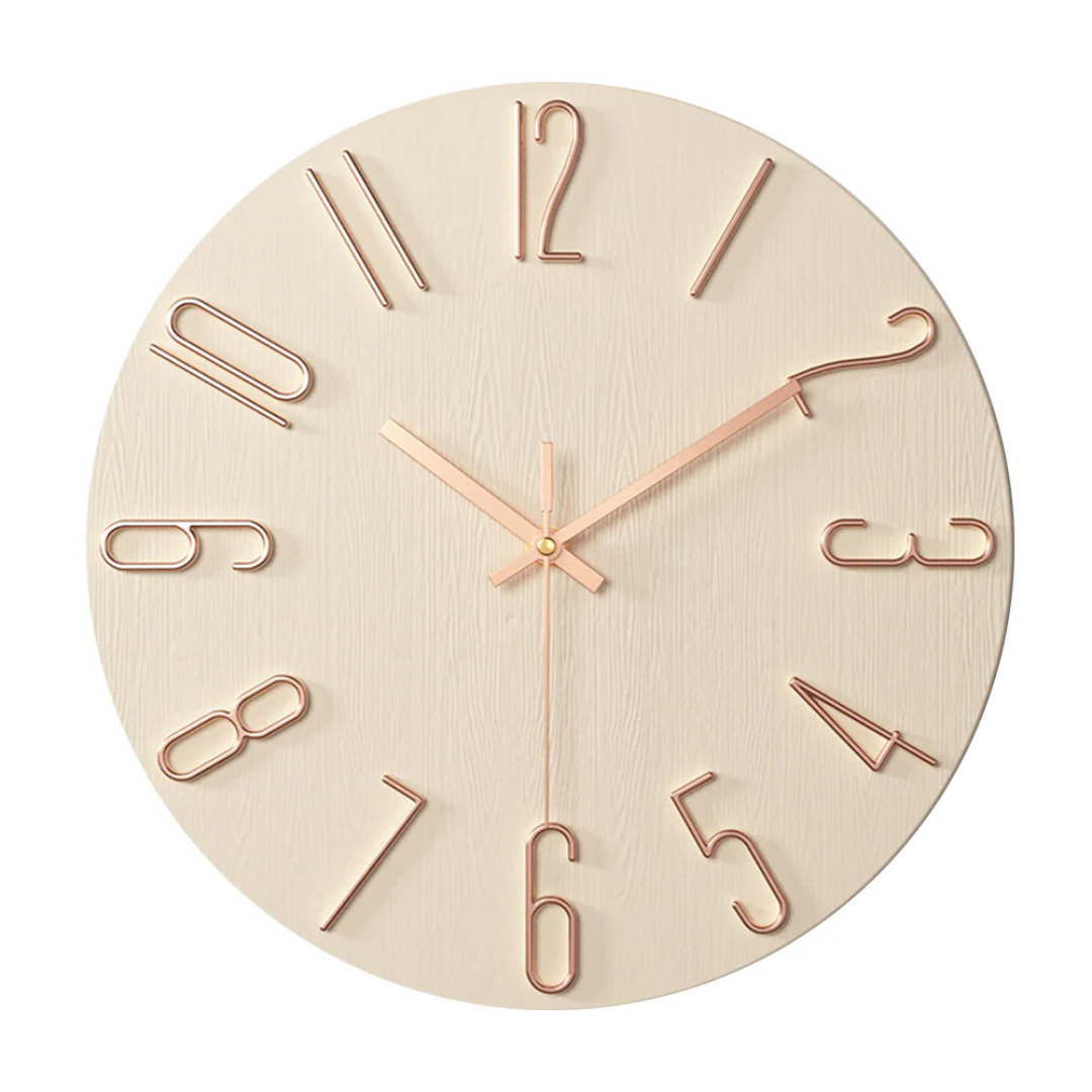 Quiet Large Wall Clock for Home Decoration