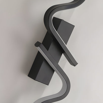 Sleek Modern LED Black Wall Light