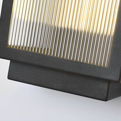 Outdoor Black LED Wall Light Fixtures Waterproof