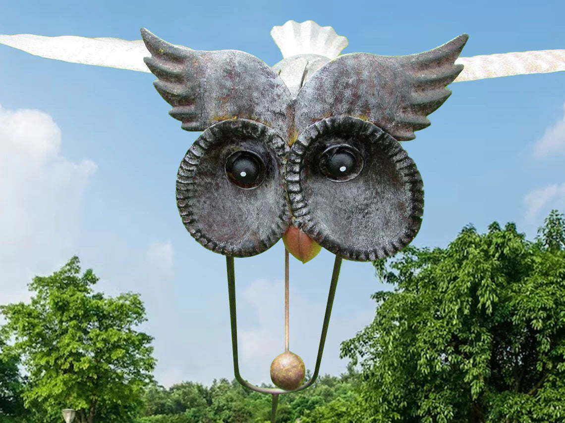 Colorful Outdoor Windmill Spinner with Garden Stake