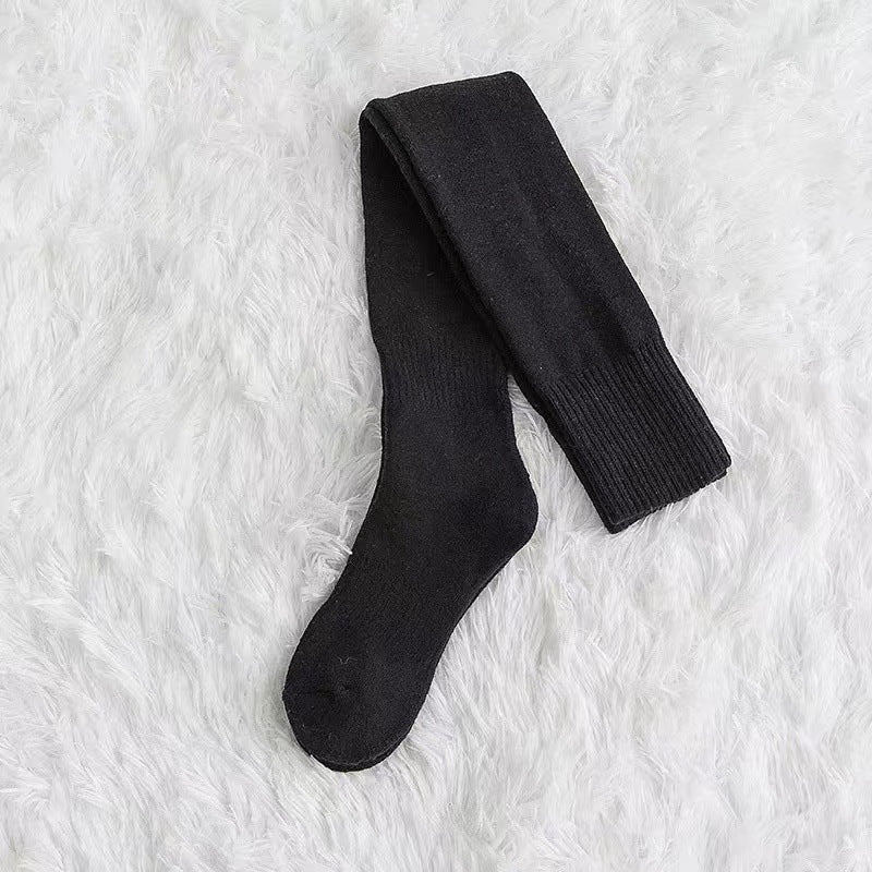 Warm Knee High Woolly Socks