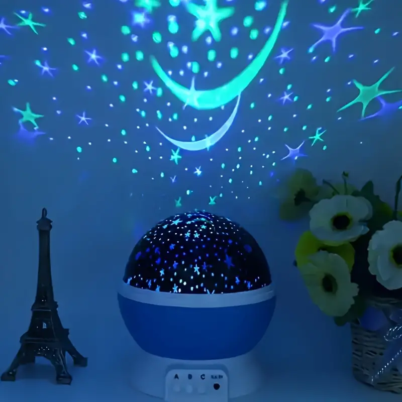 Colorful Kids Night Lamp - LED Star Projector Light