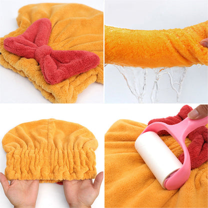 Quick Dry Microfiber Hair Wrap for Wet Hair