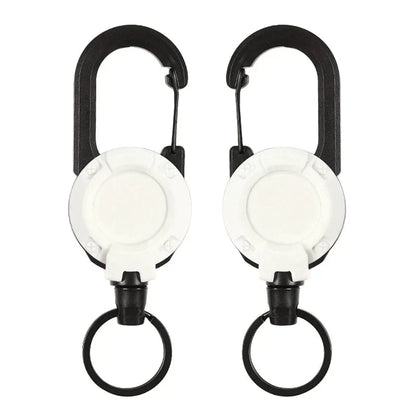 Durable Steel Retractable Security Keychain