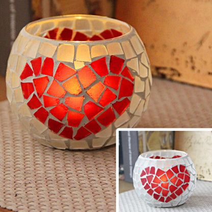 Vintage Glass Candle Tealight Holder