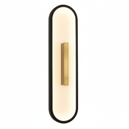 Contemporary LED Wall Light – Sleek Oval Design