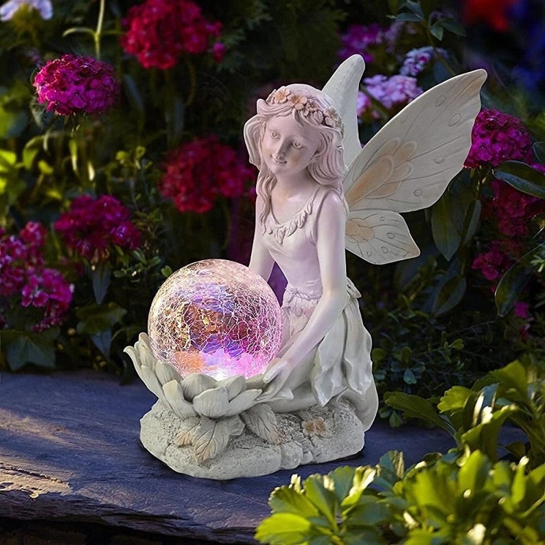 Solar Powered Fairy Garden Ornament